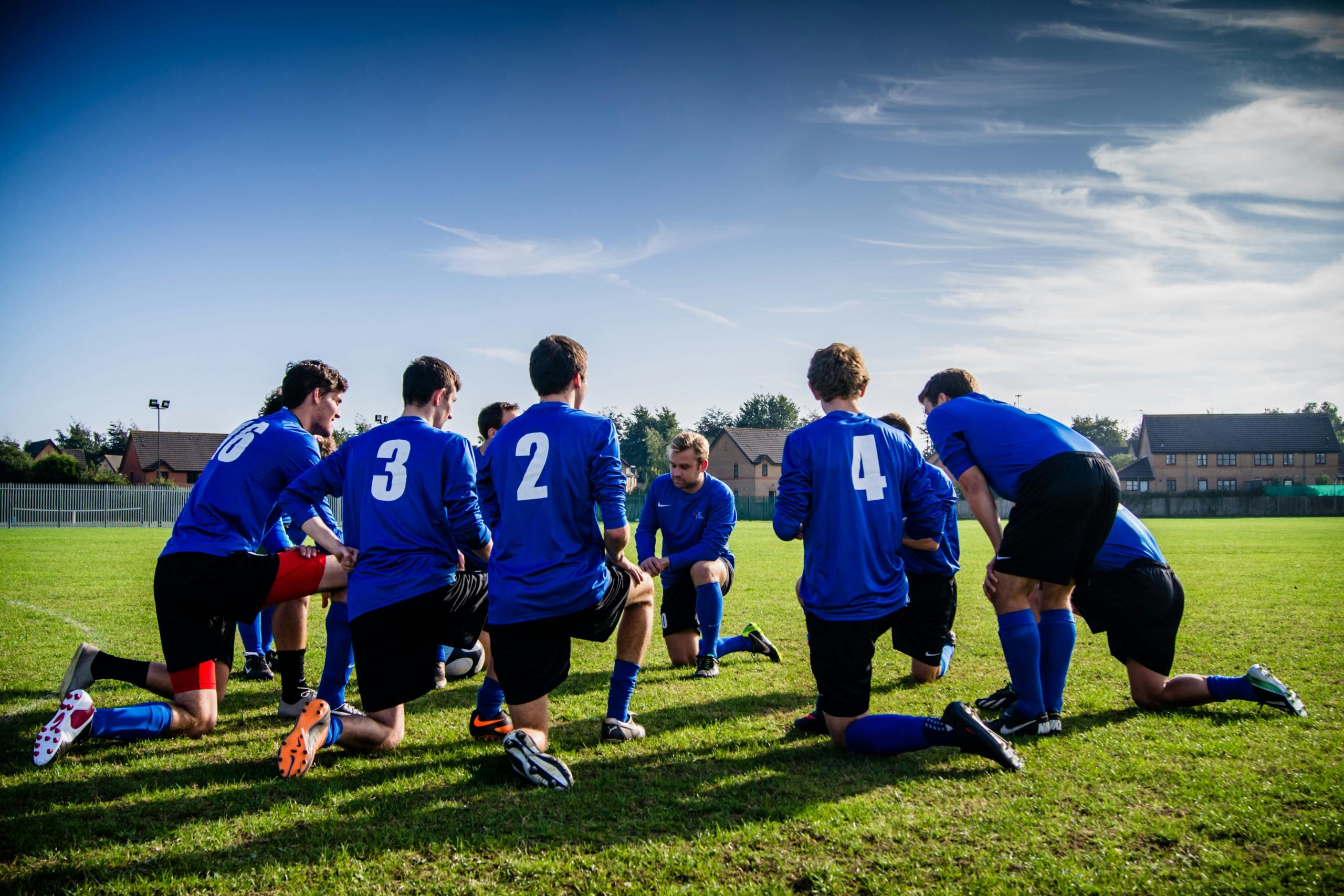 football club playing
