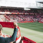 football fan cheering