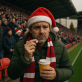 football fan smoking