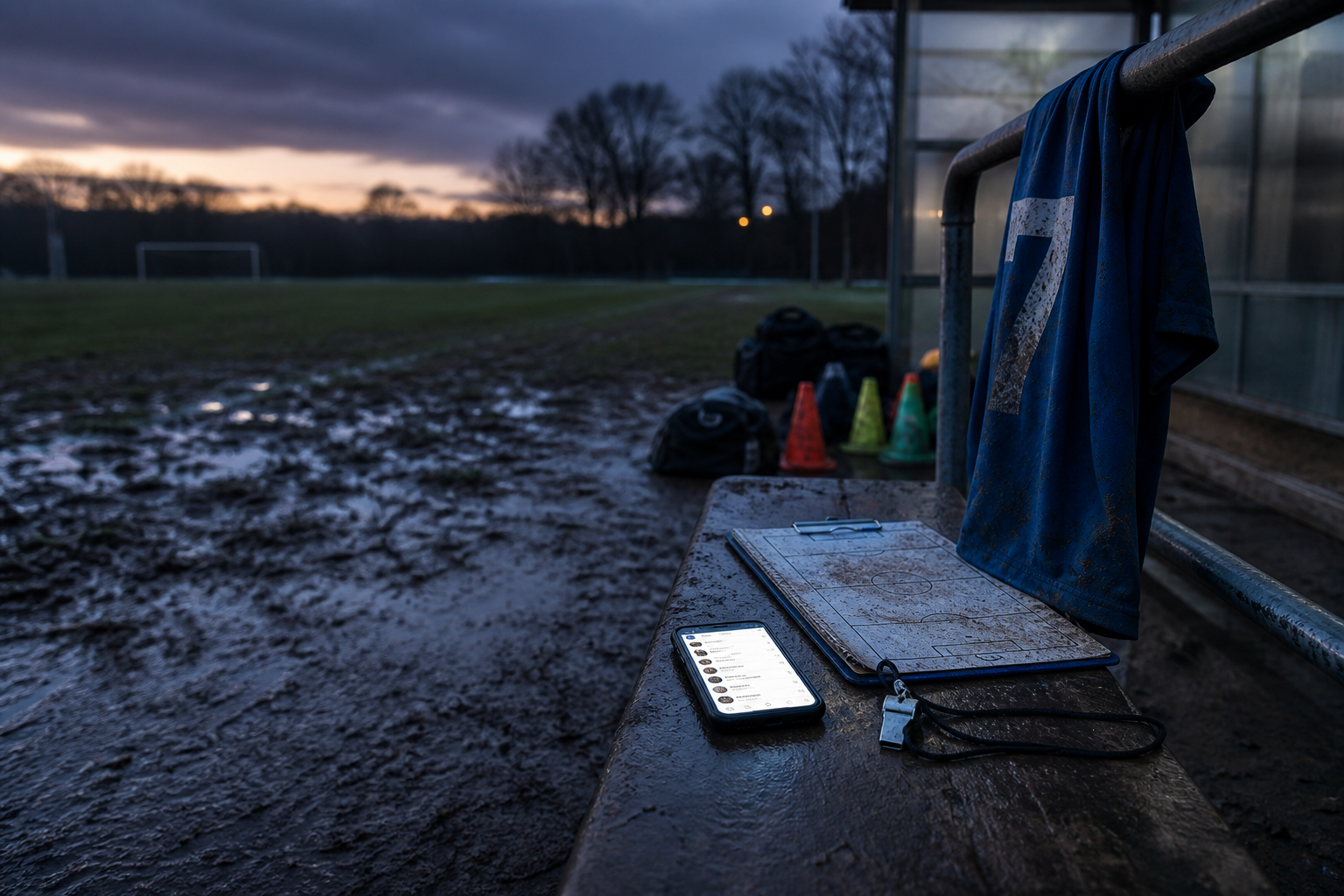 late-evening-soccer-field-with-training-equipment.